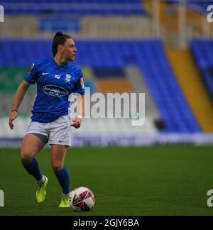 Birmingham, Royaume-Uni. 12 septembre 2021. birmingham pendant le match de la Super League Womens entre Birmingham City et Brighton au stade St. Andrew's billion Trophy Stadium à Birmingham, Angleterre crédit: SPP Sport Press photo. /Alamy Live News Banque D'Images