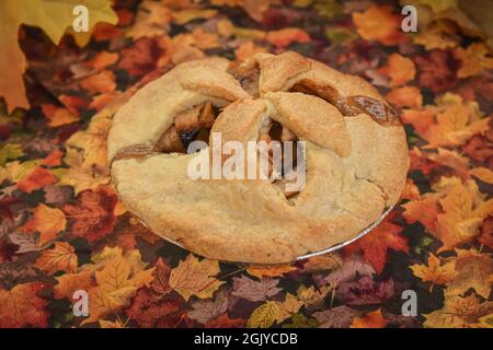 Tarte aux pommes Banque D'Images