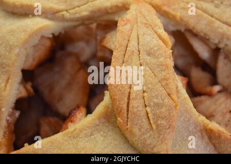 Tarte aux pommes Banque D'Images