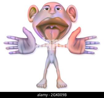 Homunculus sensoriel : les parties les plus sensibles du corps sont ...