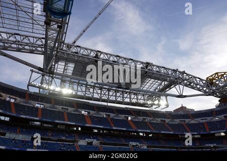 Madrid, Espagne. 12 septembre 2021. Real Madrid FC retourne au Bernabeu 560 jours après le début des travaux de rénovation du stade, dimanche 12 novembre 2021 crédit: CORDONS PRESSE/Alay Live News Banque D'Images