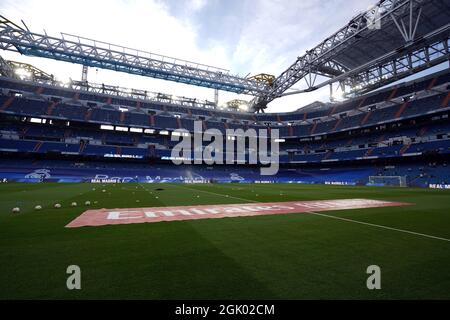 Madrid, Espagne. 12 septembre 2021. Real Madrid FC retourne au Bernabeu 560 jours après le début des travaux de rénovation du stade, dimanche 12 novembre 2021 crédit: CORDONS PRESSE/Alay Live News Banque D'Images