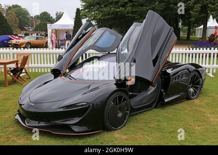 McLaren Speedtail, Bridge of Weir Members Enclosure, Concours of Elegance 2021, Hampton court Palace, Londres, Royaume-Uni, Europe Banque D'Images