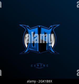 Logo AP initial, logo AP initial avec style Cool, logo pour jeu, esport, jeu initial, communauté ou entreprise. Illustration de Vecteur