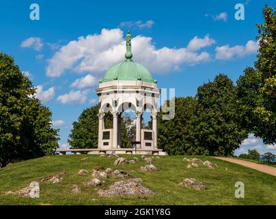 Le Maryland State Monument, dédié en 1900 aux soldats de l'État qui y ont combattu sur le champ de bataille national d'Antietam Banque D'Images