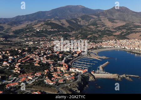 FRANCE PYRÉNÉES ORIENTALES (66) BANYULS-SUR-MER Banque D'Images