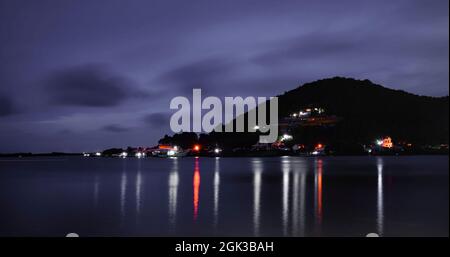 Ville de Nice Ha Tien dans la province de Kien Giang, dans le sud du Vietnam Banque D'Images