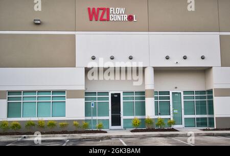 Houston, Texas États-Unis 12-25-2019: WZI Flow Control bâtiment extérieur à Houston, Texas. Il s'agit de Wuzhong instrument Co. Fondée en 1959. Banque D'Images