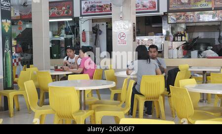 Certains des meilleurs Hawker Food de Geylang, Singapour Banque D'Images