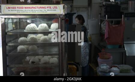 Certains des meilleurs Hawker Food de Geylang, Singapour Banque D'Images