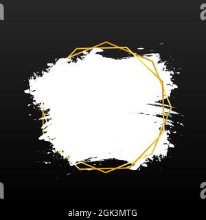 Modèle de devis, crochets conceptuels, forme de grunge. Tracé acrylique tracé à la main, modèle de devis. Illustration du stock vectoriel. Illustration de Vecteur