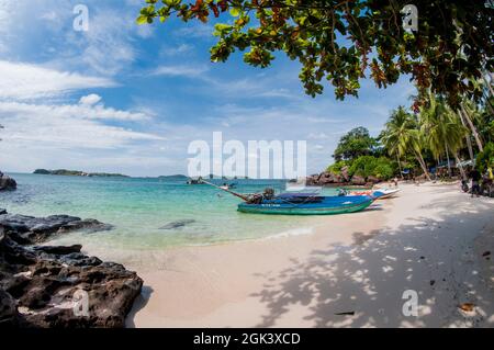 Île de Nice Phu Quoc dans la province de Kien Giang, dans le sud du Vietnam Banque D'Images