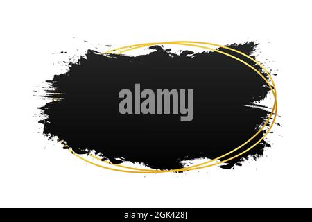 Modèle de devis, crochets conceptuels, forme de grunge. Tracé acrylique tracé à la main, modèle de devis. Illustration du stock vectoriel. Illustration de Vecteur