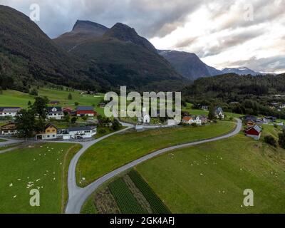 Loen, Norvège, Europe Banque D'Images