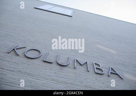 Cologne, Allemagne. 13 septembre 2021. Vue sur Kolumba - musée d'art de l'archevêché. Credit: Rolf Vennenbernd/dpa/Alay Live News Banque D'Images