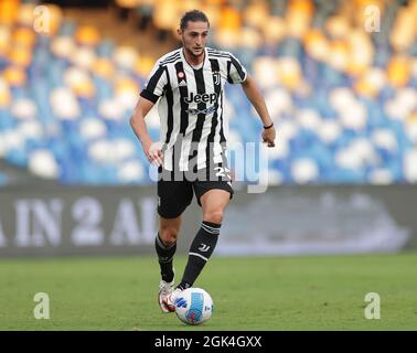 Naples, Italie. 11 septembre 2021. Adrien Rabiot de Juventus FC pendant la série Un match de football 2021/2022 entre SSC Napoli et Juventus FC au stade Diego Armando Maradona à Naples (Italie), le 11 septembre 2021. Photo Cesare Purini/Insidefoto crédit: Insidefoto srl/Alay Live News Banque D'Images