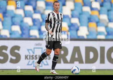 Naples, Italie. 11 septembre 2021. Federico Bernardeschi de Juventus FC pendant la série Un match de football 2021/2022 entre SSC Napoli et Juventus FC au stade Diego Armando Maradona à Naples (Italie), le 11 septembre 2021. Photo Cesare Purini/Insidefoto crédit: Insidefoto srl/Alay Live News Banque D'Images