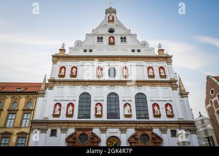 Église Saint-Michel - Munich, Bavière, Allemagne Banque D'Images