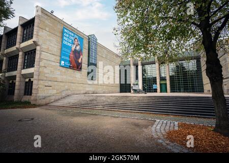 Musée de la galerie d'art Neue Pinakothek - Munich, Bavière, Allemagne Banque D'Images