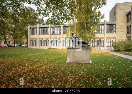 Musée de la galerie d'art Neue Pinakothek - Munich, Bavière, Allemagne Banque D'Images