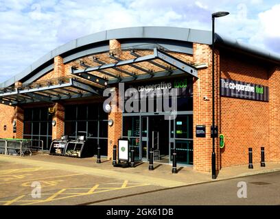 Co-Op, Co-Op, Co-operative Food store, shop, supermarché, Wells Next the Sea, Norfolk, Angleterre Banque D'Images