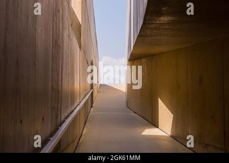 Musée de l'AOC à Vila Nova de Foz l'AOC. Musée archéologique de la vallée de l'OA. Portugal Banque D'Images