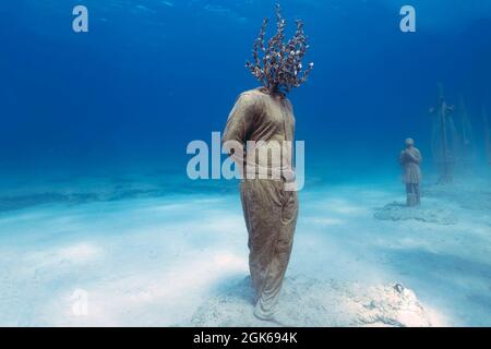 MUSAN - Musée de la sculpture sous-marine à Ayia Napa, Chypre Banque D'Images