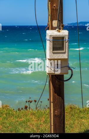 Une variété de prises de vue différentes prises dans ou près de la ville de Corfou Banque D'Images