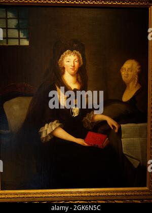 Marie-Antoinette, Reine de France, à la prison du Temple Banque D'Images