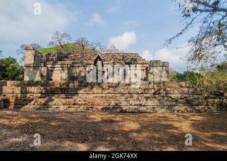 Ruines du site archéologique de Copan, Honduras Banque D'Images