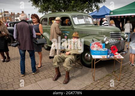 Week-end de Watchet des années 1940 Banque D'Images