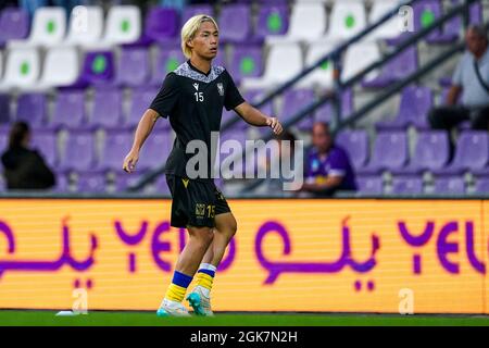 ANVERS, BELGIQUE - SEPTEMBRE 13 : Daichi Hayashi de STVV lors du match de la Jupiler Pro League entre K. Beerschot V.A. et STVV à l'Olympiisch Stadion le 13 septembre 2021 à Anvers, Belgique (photo de Jeroen Meuwsen/Orange Pictures) Banque D'Images