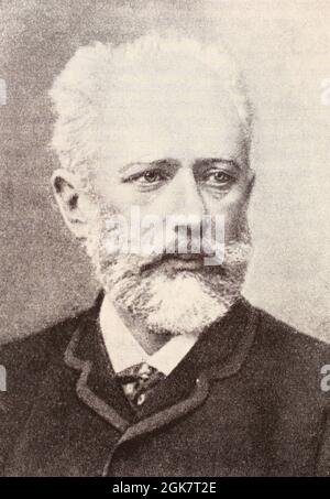 Pyotr Ilyich Tchaikovsky en 1888. Banque D'Images