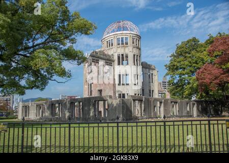 Dôme de Genbaku à Hiroshima, Japon Banque D'Images