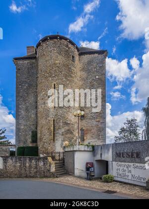 Donjon de Chauvigny / Musée George Sand, la chatre, Indre (36), France. Banque D'Images