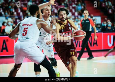 Venise, Italie. 13 septembre 2021. Michele Vitali (Umana Reyer Venezia) durante Umana Reyer Venezia VS MANUHOTELS Reggio Emilia, Panier Supercoppa Italiana à Venezia, Italia, 13 settembre 2021 crédit: Agence de photo indépendante/Alamy Live News Banque D'Images