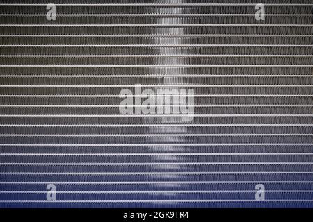 L'image de la texture de la climatisation des bobines du véhicule Banque D'Images