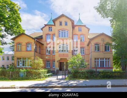 Belle architecture de Zelenogradsk. Région de Kaliningrad, Russie. Banque D'Images