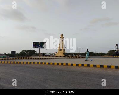 winder ville route princesse de l'espoir statue baloutchistan Banque D'Images