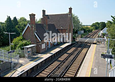 Gare de Wye, Kent, Royaume-Uni Banque D'Images