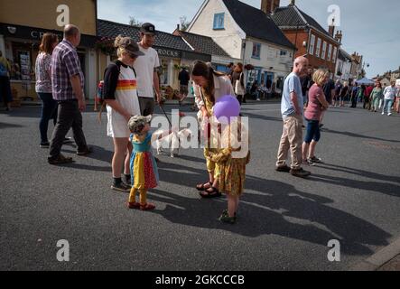 Bungay Suffolk Angleterre Green Street Fair photo Brian Harris sept 2021 Banque D'Images