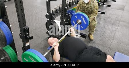 Les athlètes de fort Hood participent aux essais de l'Armée de terre de 2021. (Photo via Amy Summers) Banque D'Images