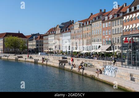 Gammel Strand à Copenhague, Danemark Banque D'Images