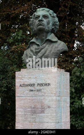 Alexander Puschkin Denkmal, Weimar (nur fuer redaktionelle Verwendung. Keine Werbung. Banque de référence : http://www.360-berlin.de. © Jens Knappe. Bil Banque D'Images