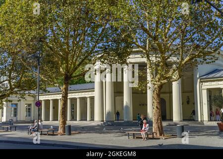 Elisenbrunnen, Friedrich-Wilhelm-Platz, Aix-la-Chapelle, Rhénanie-du-Nord-Westphalie, Allemagne Banque D'Images