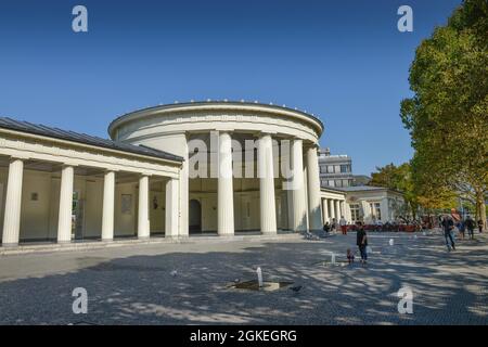 Elisenbrunnen, Friedrich-Wilhelm-Platz, Aix-la-Chapelle, Rhénanie-du-Nord-Westphalie, Allemagne Banque D'Images