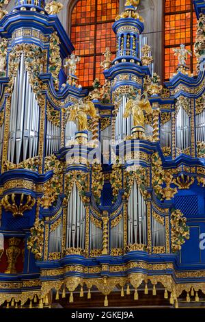 Orgue, Sanctuaire, Swieta Lipka, Warmia-Masuria, Saint Linden, Basilique de la visite de la Vierge Marie, Warminsko-Mazurskie, Pologne Banque D'Images