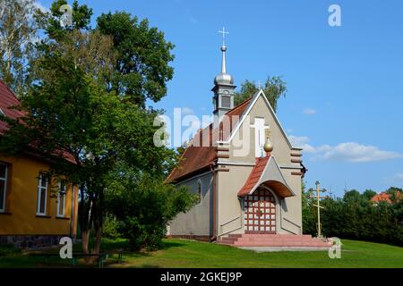 Église orthodoxe, Cerkiew SW. Anny, Gizycko, Warmia-Masuria, Loetzen, Warminsko-Mazurskie, Pologne Banque D'Images