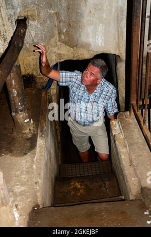 Dans le bunker, village forestier, Mamerki, Wegorzewo, Warmia-Masuria, Wall Forest, Angerburg, Warminsko-Mazurskie, Pologne Banque D'Images