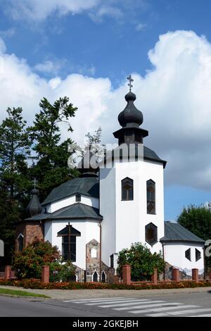 Église, Gizycko, Warmia-Masuria, Loetzen, Warminsko-Mazurskie, Pologne Banque D'Images